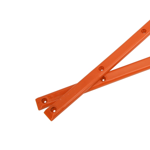 Rib Bones Rails Slidstærke Holdbare Stabile Fleksible Blanke Udseende Longboard Rails Ribs BonesOrange