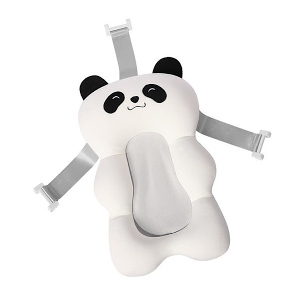 Baby badekar ophængningspude nyfødt spædbarn sikker skridsikker pude universal vask forsyninger hvid panda