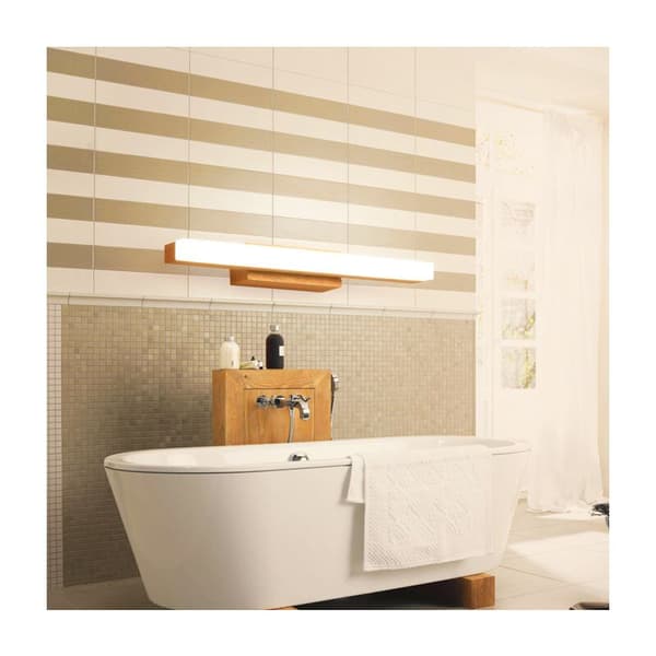 Nordisk speilfrontlys LED sminkelys vanntett antidugg 40cm