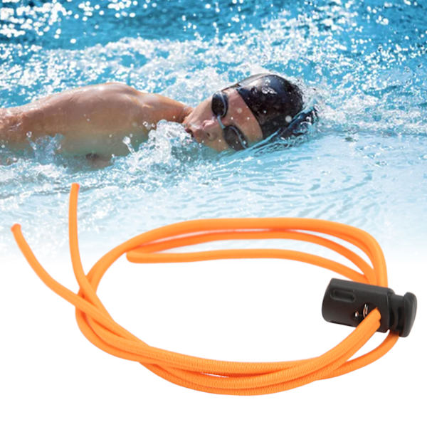 2 stk. Elastisk gummisvømmebrille Rem Udskiftningssæt Dykning Snorkling Rem Snor Justerbar RebOrange