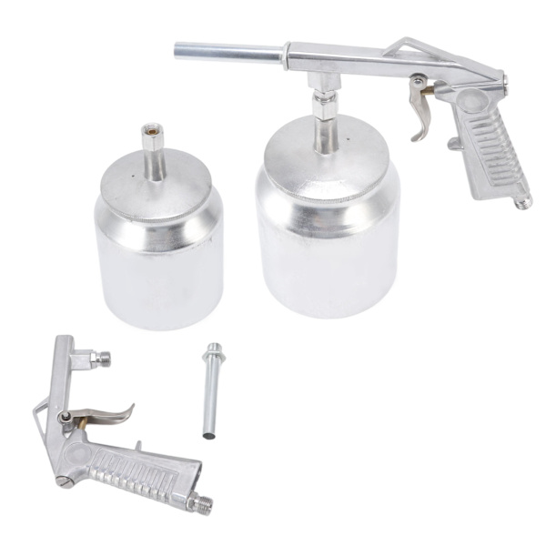 Spraypistolsett Siphon Feed Pneumatisk Malingsprøyte Høy Atomisering 750ml G1/4