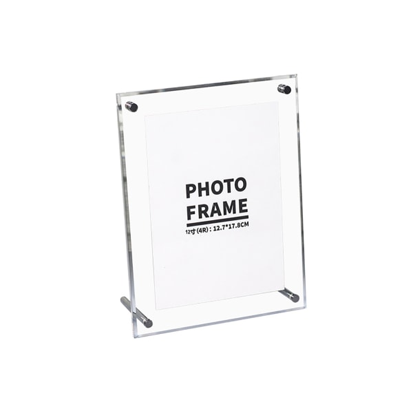 Transparent Photo Frame Acrylic Picture Frame to Display Certificates and Photos with Metal Rack24.2 X 33.9 cm / 9.5 X 13.3 in