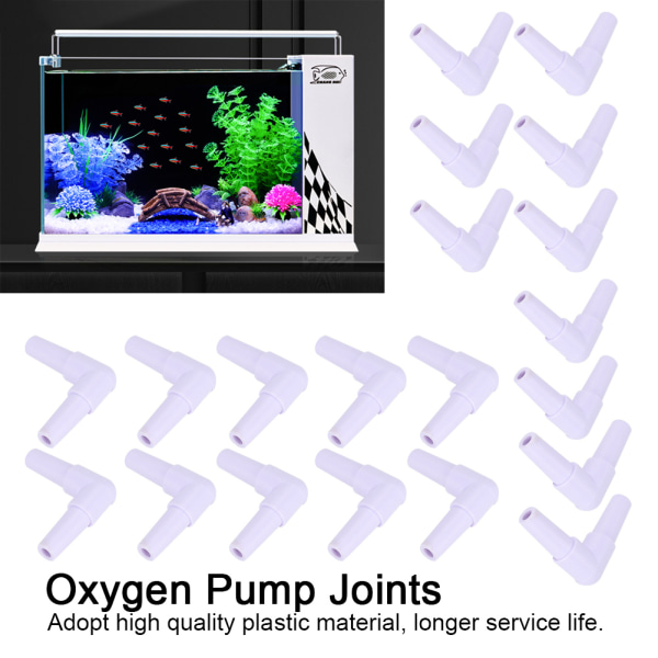20pcs Aquarium Joints 3 Ways Increasing Oxygen Pump Tubing Connectors Air Volume Control Valve