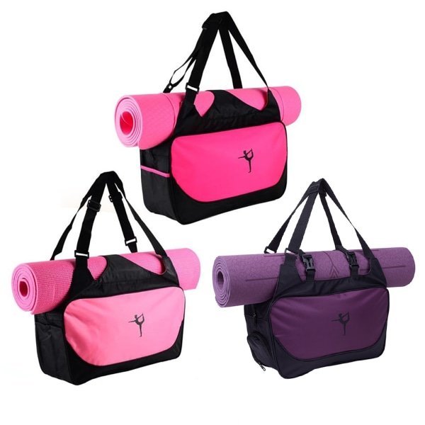 Yoga Mat Bag Tote Holder Waterproof Large Capacity Sport Carrying Gym Fitness Handbag