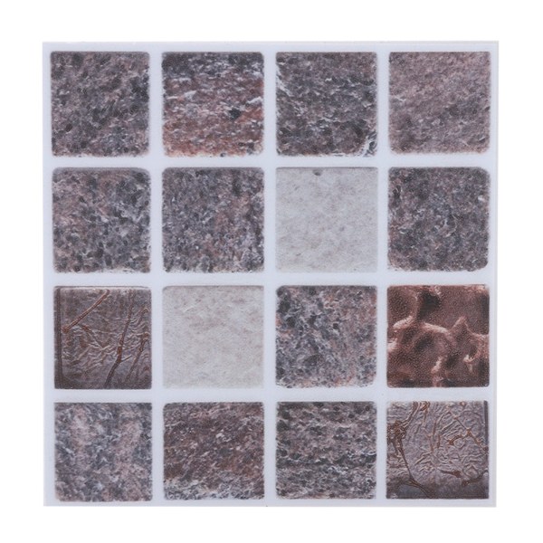 18 kpl mosaiikkilaatta siirtotarrat kylpyhuone keittiö DIY koti(10cm*10cm)(MTS010)