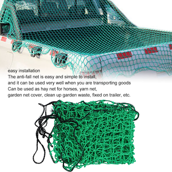 Lastbilsflak Lastnät för Pickup Heavy Duty Säkert Skydd Lastbils Lastförvaring Organizer Mesh Nät för Transport 1,5x1,5m / 4,9x4,9ft
