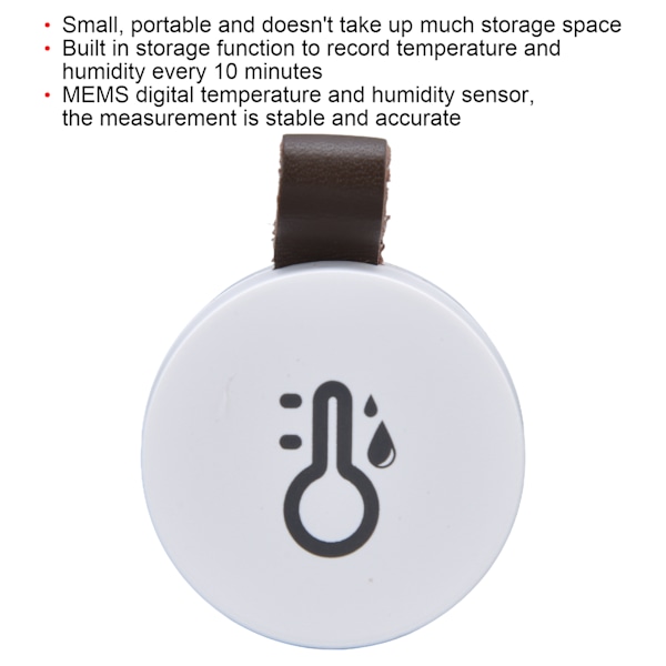 Elektronisk Bluetooth 5.0 Temperatur Fugtighedsmåler Monitor Mini Trådløs Termometer Hygrometer til Drivhus