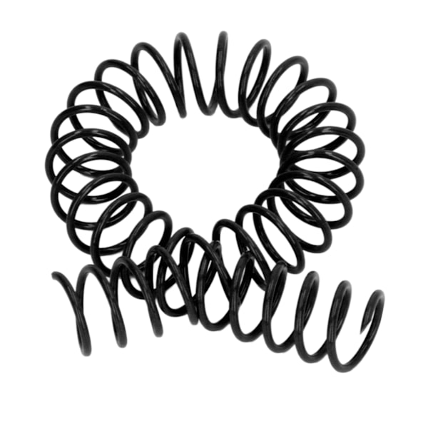 20 st plastspiralbindningsspolar 19 mm 3/4 tum ID 30 hål spiraler för A4 A5 anteckningsbok svart