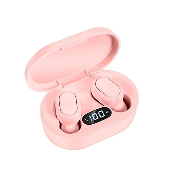 1st E7S Trådlöst Bluetooth Headset - E7S Rosa set