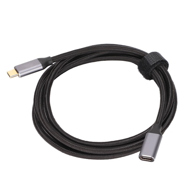 Typ C Förlängningskabel 4K 60Hz Upplösning 10Gbps Slitstark Typ C Hane till Typ C Hona med Aluminiumskal