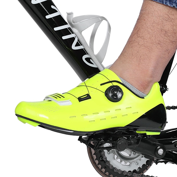 Bootun E3 Lätta landsvägscykelskor för utomhussporter Mountainbike-sko J081081 (44, Grön)