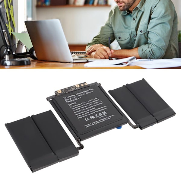 A1706 Laptop Batteri för OS X Laptop Pro 13 Tum MLH12LL/A MLVP2LL/A MNQF2LL/A MNQG2LL/A MPXW2LL/A A1819 Laptop Batteri