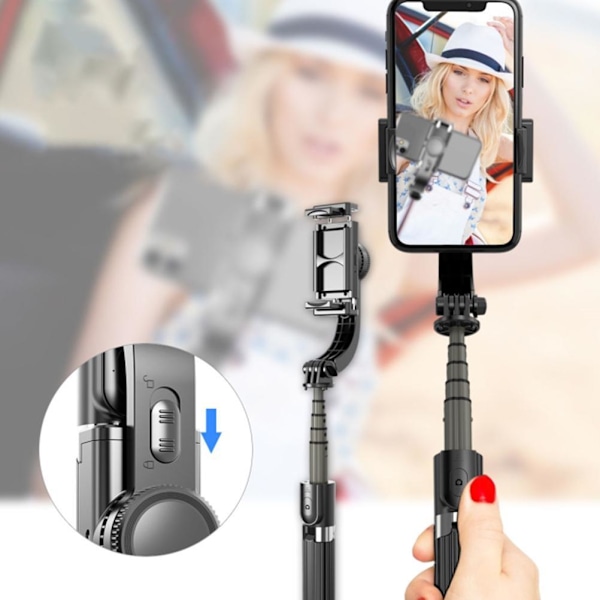 Mobiltelefon Handhållen Gimbal Stabilisator Telefon Stabilisator Anti Skak Handhållen Selfie Gimbal Videoinspelning Gyroskop