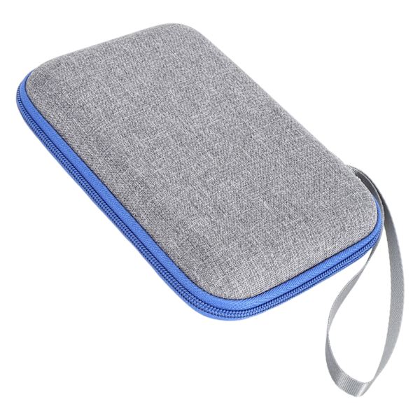 Hårt fodral för GiiKER Super Blocks Nylon EVA Mönsterpassande Pusselspel Block Organizer Skyddande Förvaringshållare med Nätficka Grå