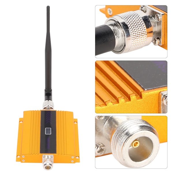 Mobiltelefonsignal Extender Cell Phone Signal Amplifier för Nfemale Connector AC110240V (EU-kontakt)