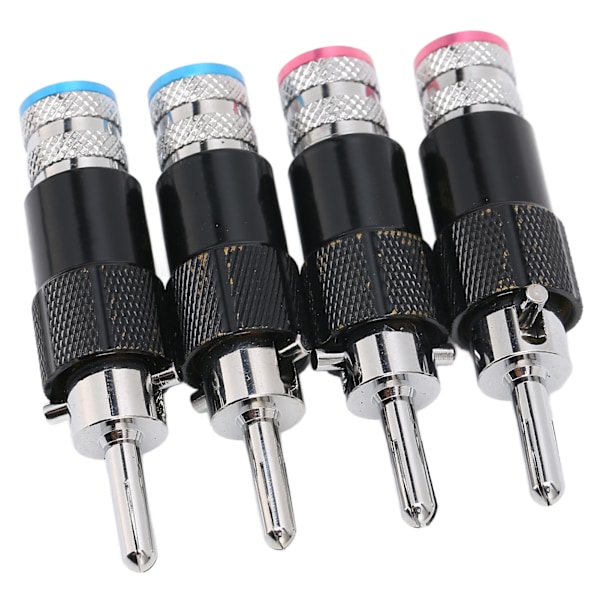 Preffair Banankontakter HIFI Banankontakt Högtalarkontakter för 10mm Diameter Kabel