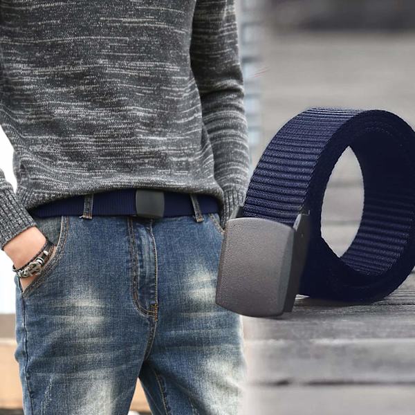 2PCS canvasbälte för män