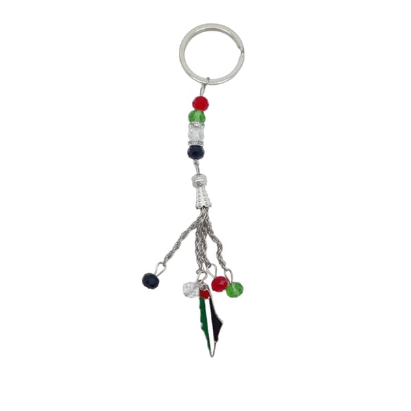 Palestina nøkkelring Silver silver