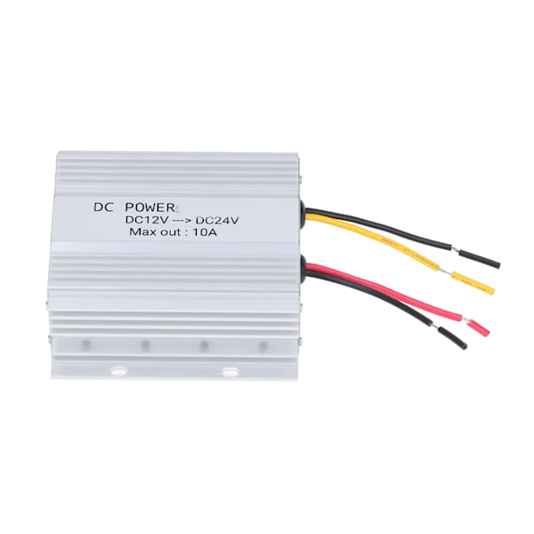 DC 12V till 24V Bil Booster Aluminiumlegering DC 12V till 24V Säker Stabil 10A 240W DC Ström Booster för Bil Buss LCD