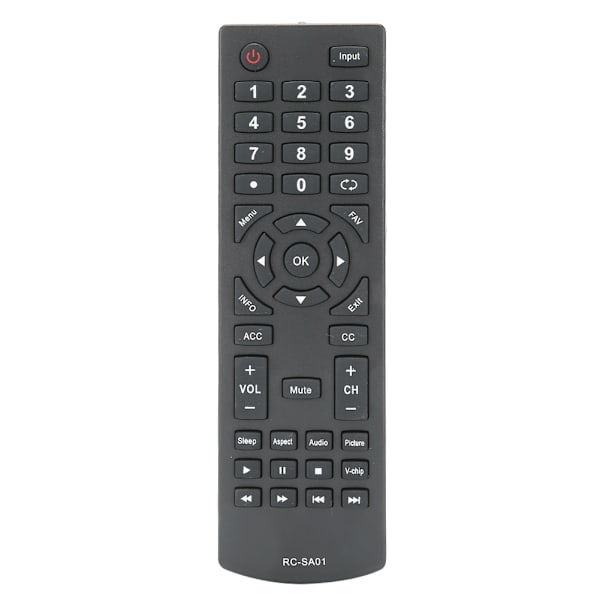 Hållbar Fjärrkontroll Ersättning Fjärrkontroll Passar för SEIKI LED TV RC-SA01
