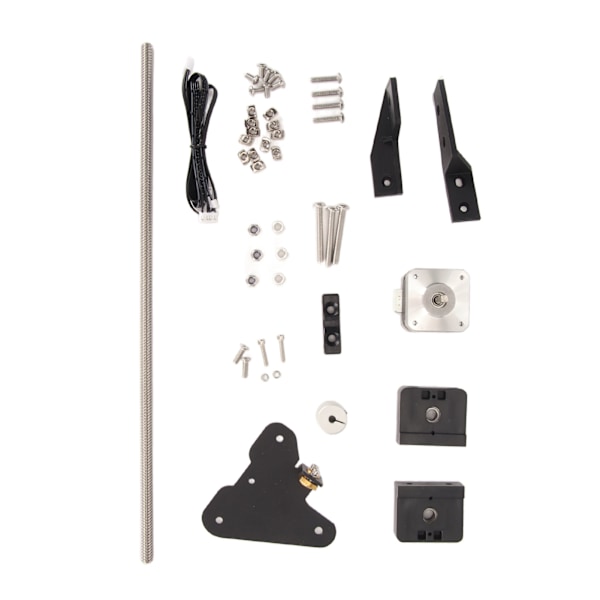 Dubbel Z-axel Kit Stabil Struktur Stark Metall Enkel Installation Ledarsskruv Uppgraderingskit för Ender 3 Pro V2 3D-skrivare