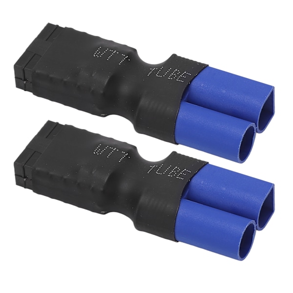 2 st Hona till EC5 Hane Kontakter Gummi Plast Koppar Lipo Batterikontakt Adapter för Flygplansmodell