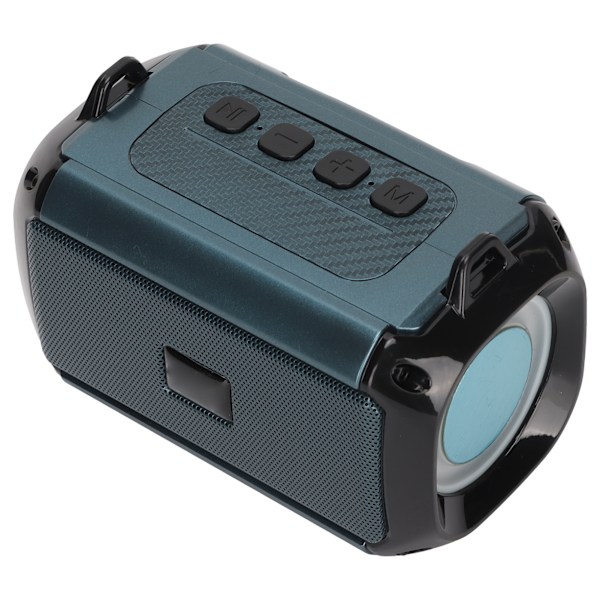 Trådlös Högtalare 360° Stereo Brusreducering Portabel Bluetooth-högtalare med Laddningskabel Grön