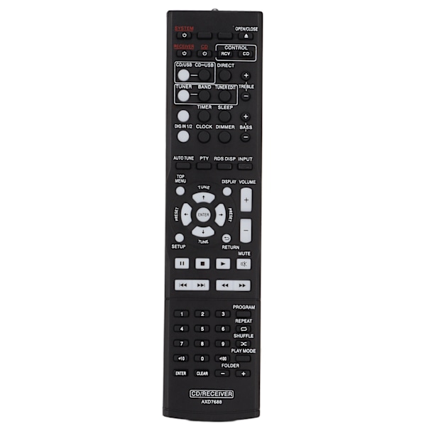 AXD7688 Fjärrkontroll AV System Ersättningsfjärrkontroll Lämplig för Pioneer XCP01K XCP01 DAB