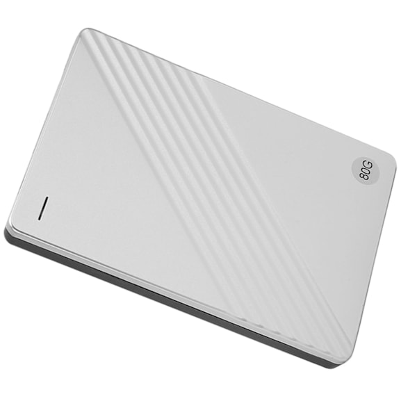 Extern Hårddisk Ultratunn 2.5 Tum USB 3.0 Aluminiumlegering Plug and Play Mobil Hårddisk för Dator TV Telefon Silver 1TB