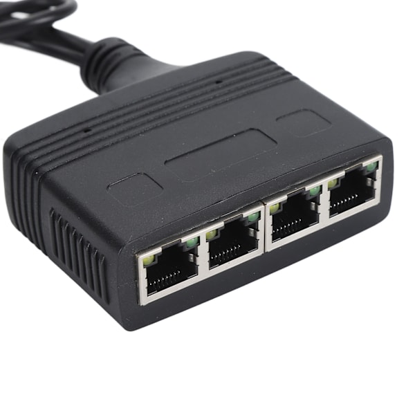 1 till 4 Ut Gigabit Ethernet Splitter 1000Mbps RJ45 Nätverks LAN Adapter Stabil Prestanda för Cat8 Cat7 Cat6 Cat5 Cat5e