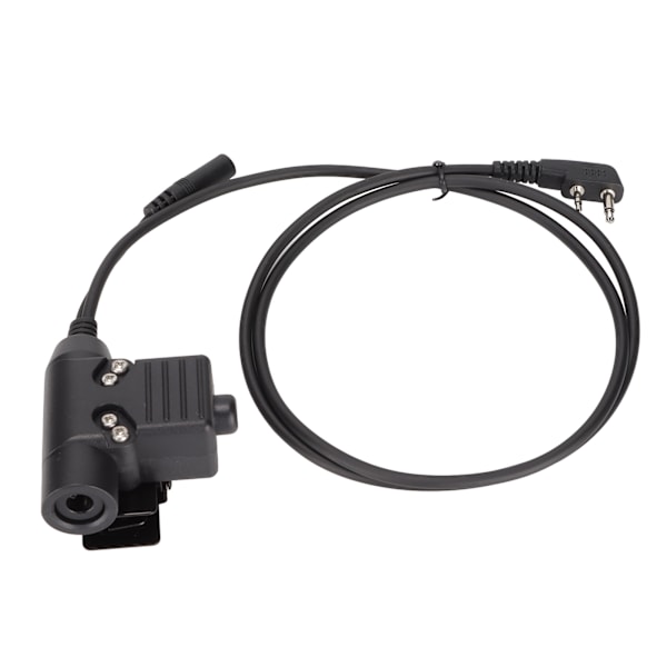 Militärhjälm Headset Motorcykelhörlurar med U94 PTT Fingermikrofon för Icom V8 V80 V82