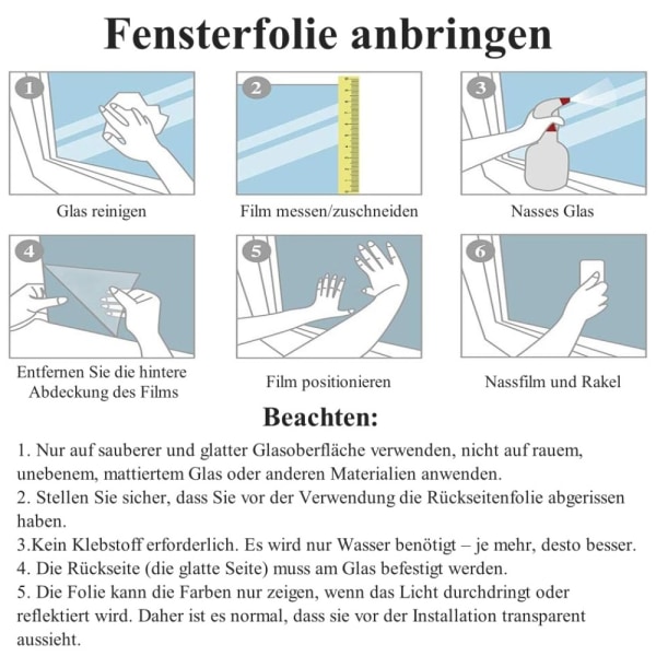 2 stk limfri glasfilm - udenrigshandelslinjer - 45*100 cm white 45*100cm