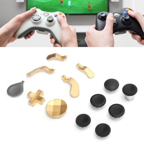 Gamepad Swap Joysticks Paddles Tilbehør Erstatning for Xbox One Elite Series 2 ControllerGolden