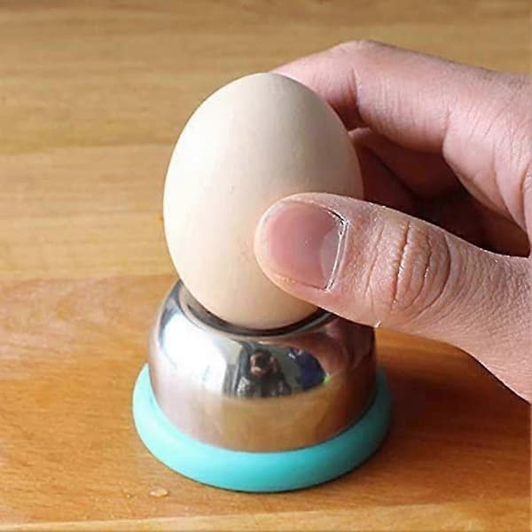 Eggestikker i rustfritt stål, eggestikker, hullseparator, bakeri-egghullstanser, eggestikker for hardkokt egg - 1 stk