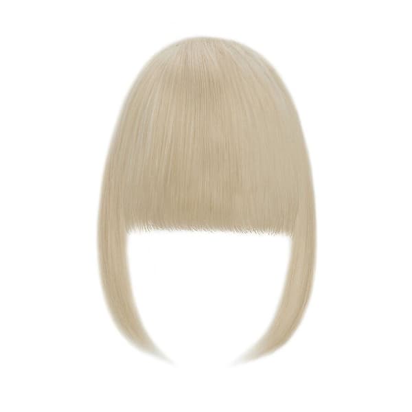 Clip In Hår Lugg Extensions Fransk Hår Lugg Stilfull Hår Lugg Hårdelar mellombrun mediumbrown 28cm mediumbrown