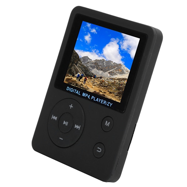 Bärbar 1,8-tums LCD-skärm MP4-spelare Radio Mini Musikspelare E-bok Ljudinspelare