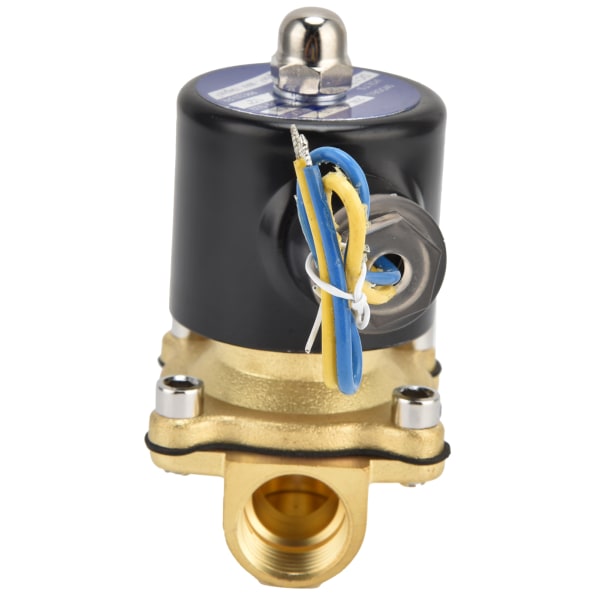 2W‑160‑15 G1/2 i magnetventil messing Normalt lukket elektrisk magnetventil til vand Luft GasAC220V