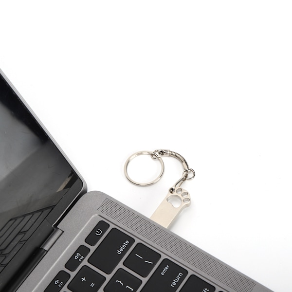 USB-minne Portabelt tassformat U-disk Stort lagringsutrymme med nyckelring för dator Laptop 1GB