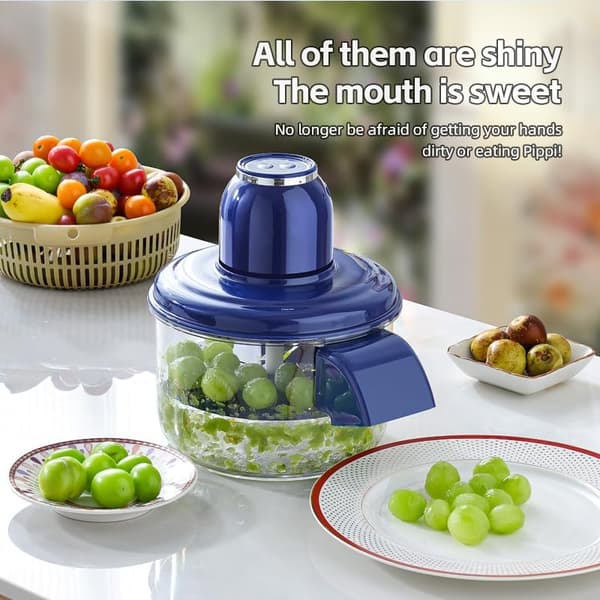 New Automatic Peeler, Portable USB Rechargeable Peeler, Grape Tomato Plum Cherry Peeling Tool, Electric