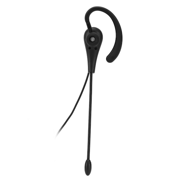 Enkelsidigt headset med mikrofon, trådbundet, brusreducerande, lätt monauralt headset för callcenter, kontor, 3,5 mm