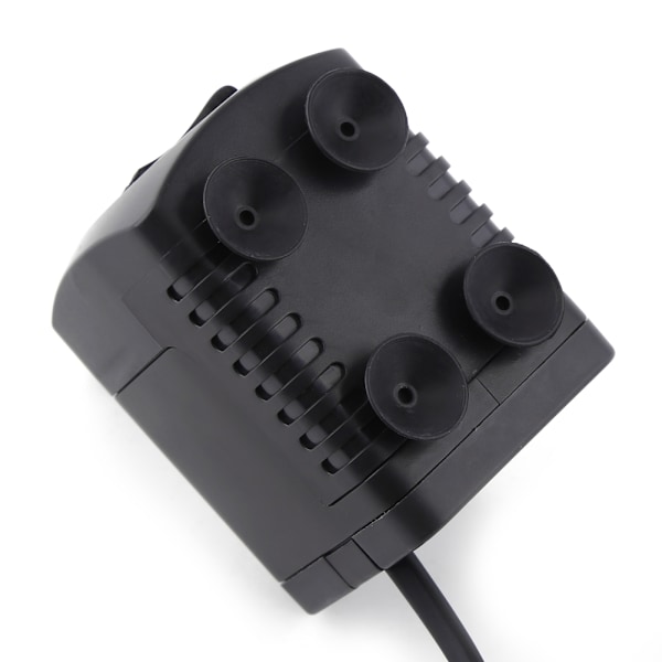 1 stk. Plast 220V 15W 800L/H Springvand Luft Fisktank Akvarium Vand Nedsænkelig Pumpe Sort