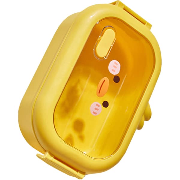 Bento matboks liten gul and termisk matbeholder i rustfritt stål for kontoret