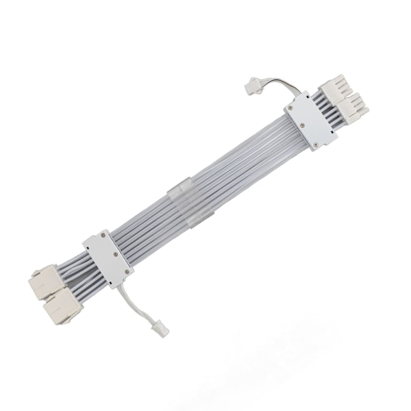 RGB PSU-kablar ARGB GPU Strömförsörjningskabel 2x8 Pin Förlängningskabelkit 5V 3Pin Synkroniserad för PC Chassi Vit