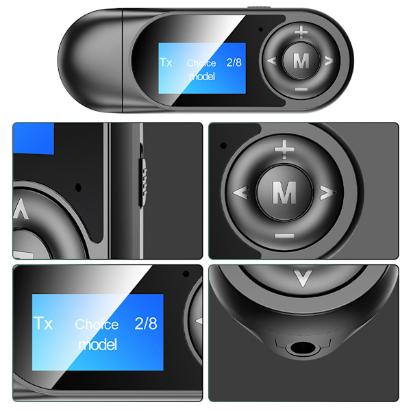 Bärbar USB MP3-spelare LCD-skärm USB-sticka med FM, Inspelning