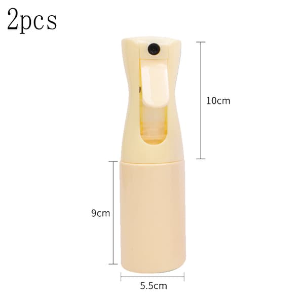 2kpl suihkepullo - 200ml - vaaleankeltainen