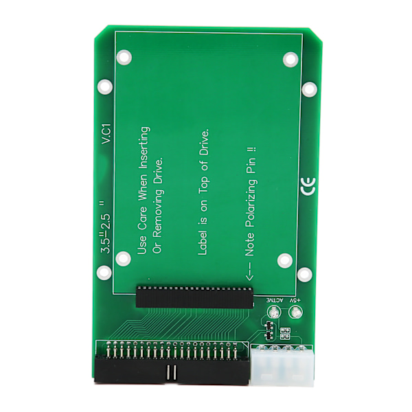 2,5 tum till 3,5 tum SATA HDD SDD 44Pin IDE Konverteringskort Säker Överföring PCB Hårddisk Adapterkort Konverterare för PC