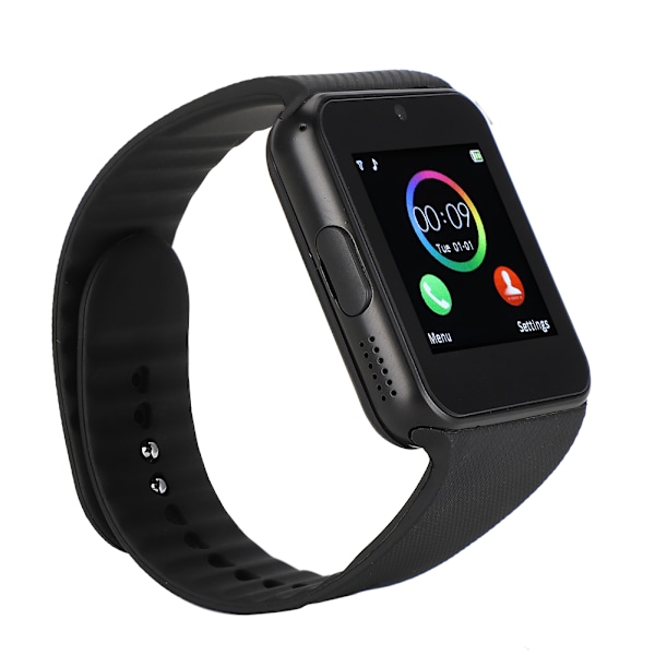 1.5 Tum TFT Ultra HD Färgstark LCD Bluetooth Smart Sportklocka Svart