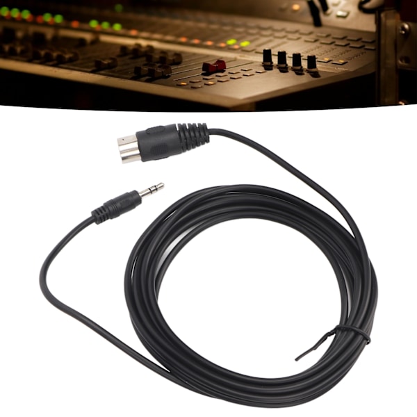 Din 8-stift till 3,5 mm MIDI-kabel Hane till Hane 8-stift Din till 3,5 mm Sladd för Musikinstrument Ljudutrustning 3m/9,8ft