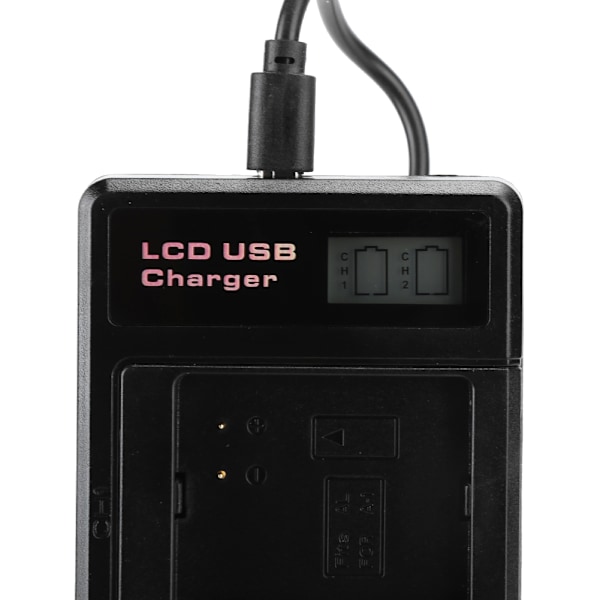 A‑1 Batteri med LCD Dubbla Fack Laddare för Arlo Pro/Pro 2 VMA4400 2440mAh