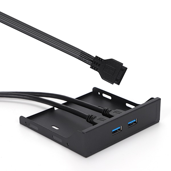 20-Pin Dubbel USB 3.0 HUB Floppy Bay Frontpanel Fäste Expansionsadapter